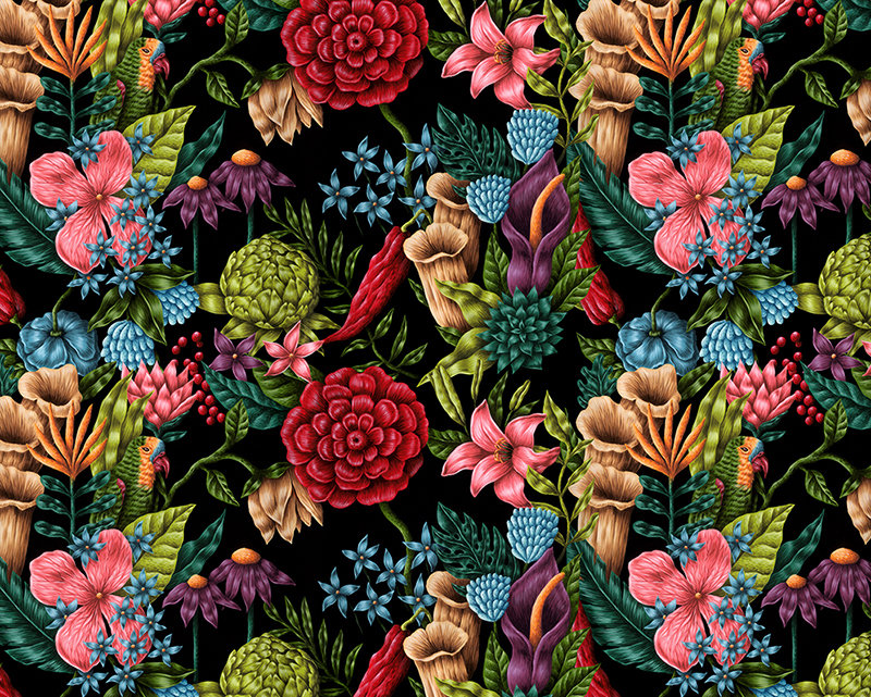 Для подушки - розы, узор, цветы - оригинал