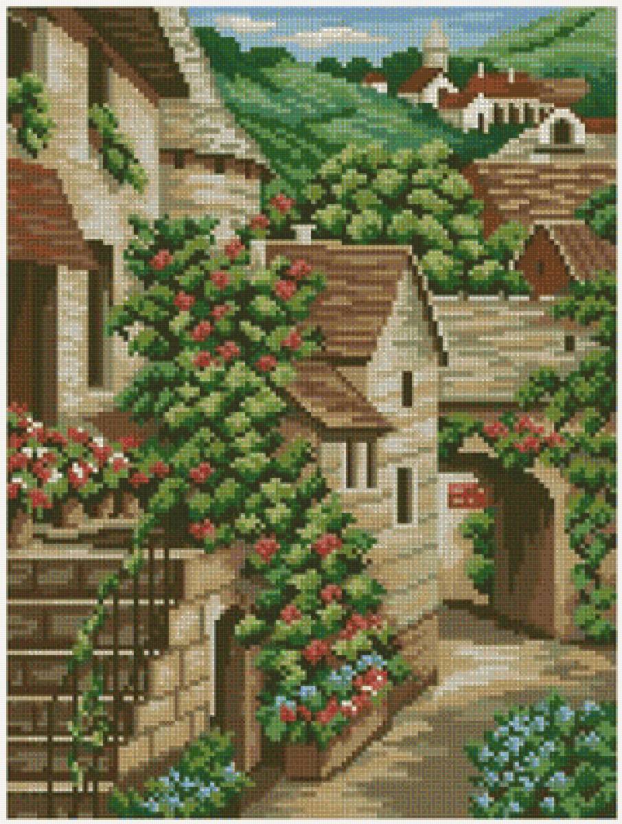 Италия - дома, город, пейзаж, италия - предпросмотр