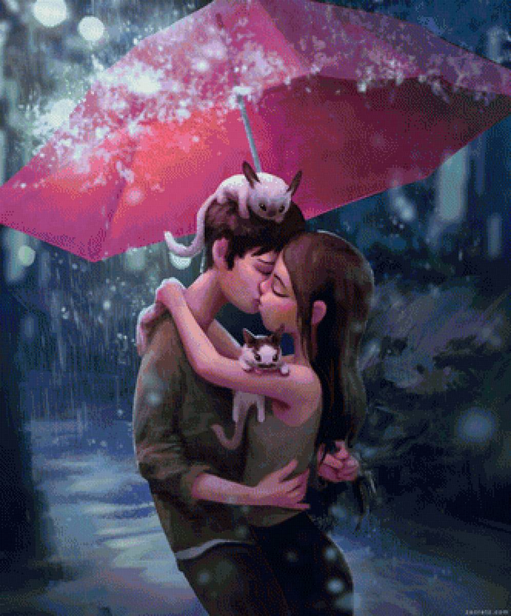 Любовь - люби, дождь, пара - предпросмотр