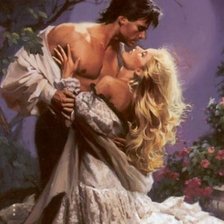 Схема вышивки «Поцелуй»