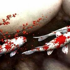 Схема вышивки «Карпики»