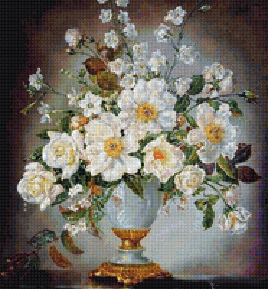 Цветы - картина - предпросмотр