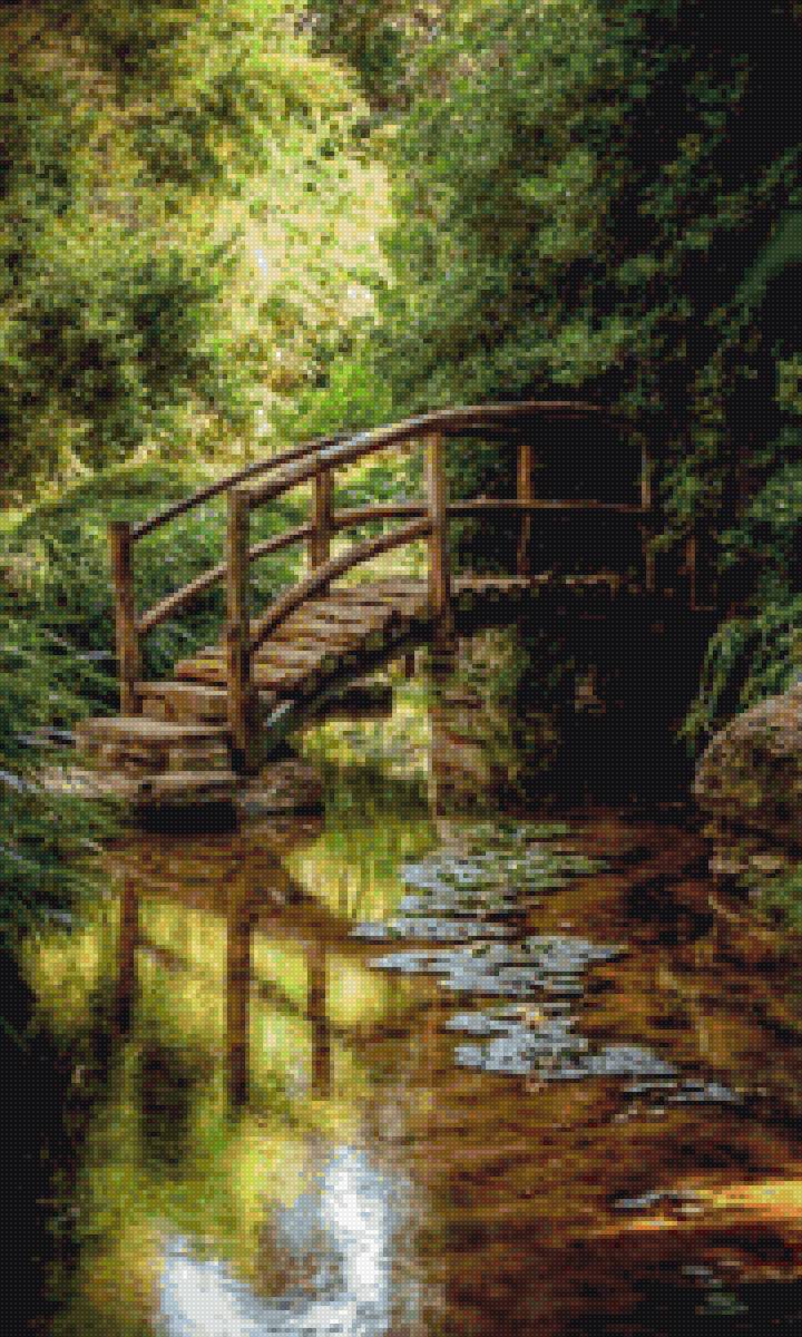 Ручеек - картина - предпросмотр