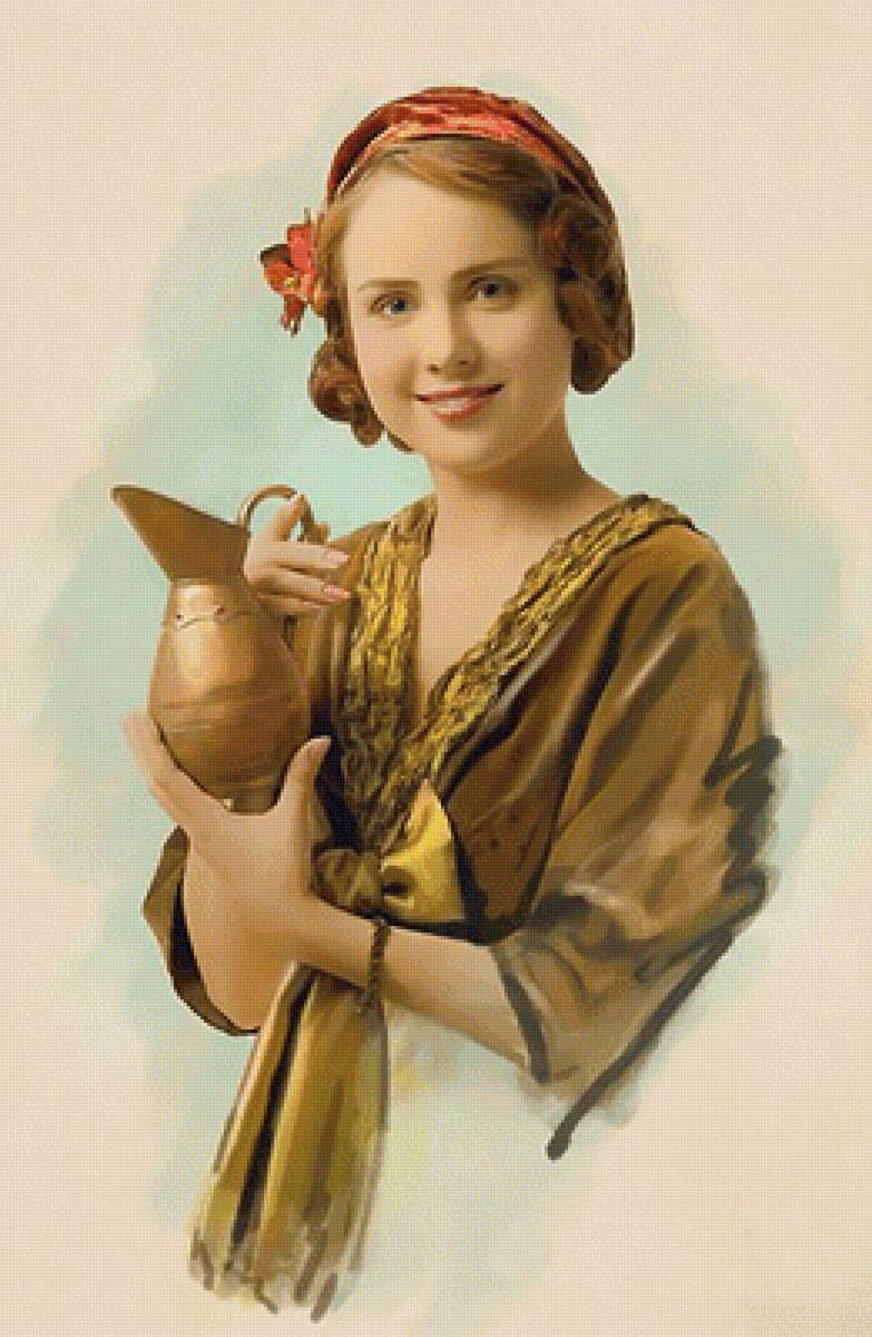 ретро открытка - предпросмотр