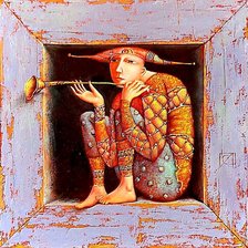 Схема вышивки «Трубадур.»