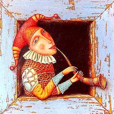 Схема вышивки «Трубадур.»