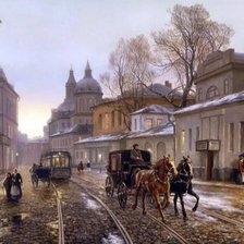 Схема вышивки «Вечер»