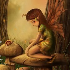 Схема вышивки «Фея»