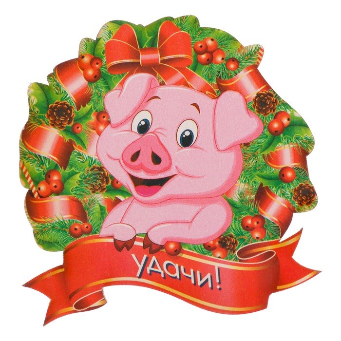 Поросенок - свинка, символ 2019, новый год, новогодний поросенок - оригинал