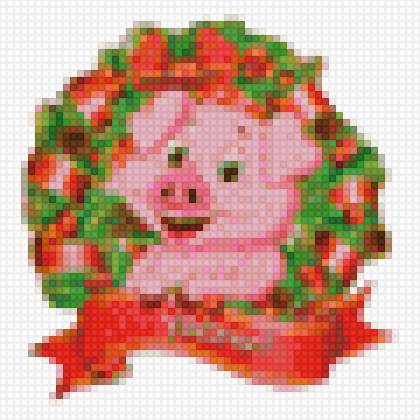 Поросенок - символ 2019, новый год, новогодний поросенок, свинка - предпросмотр