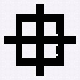 Крест для свитера - предпросмотр