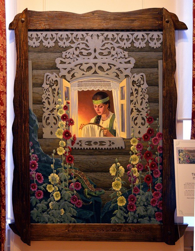 рукодельница - картина - оригинал