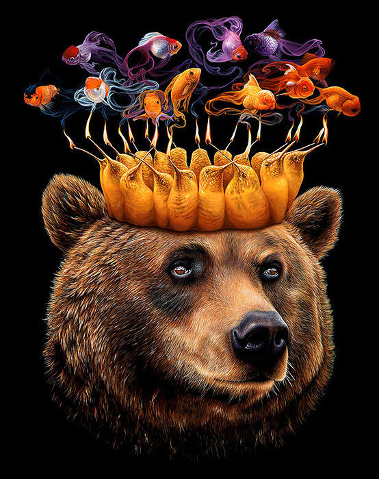 фантазия - медведь - оригинал