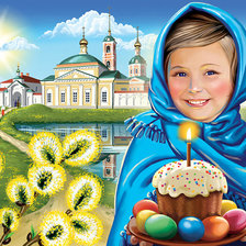 Схема вышивки «девочка»