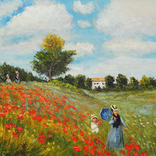 Схема вышивки «Moне Маки»