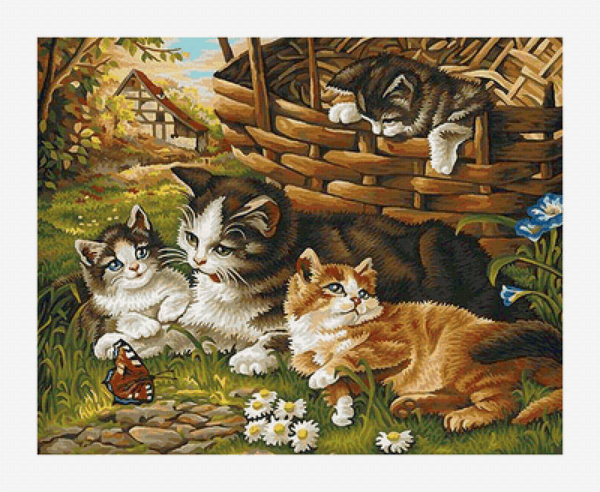 Серия "Коты". - животные, коты - предпросмотр
