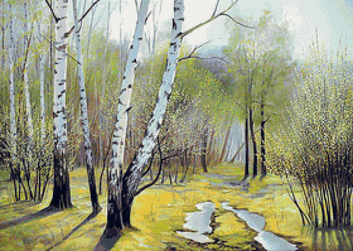 №1804153 - природа, пейзаж, весна, лес - предпросмотр