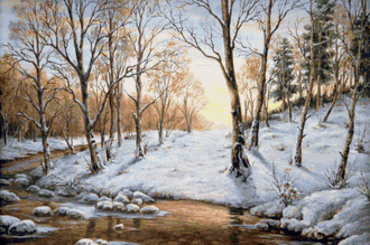 №1804178 - природа, снег, лес, пейзаж зима - предпросмотр