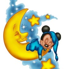 Схема вышивки «Микки маус»