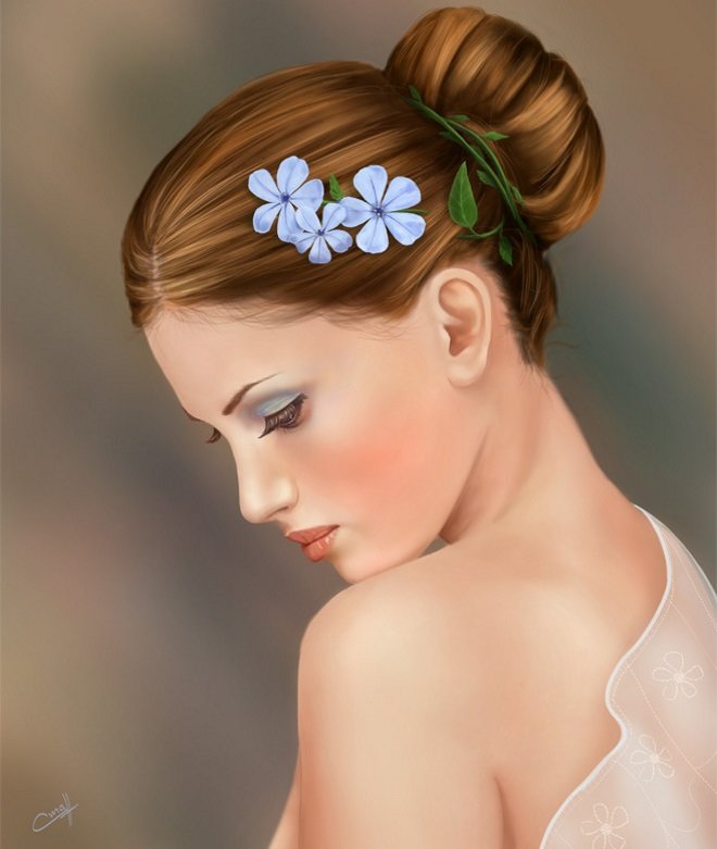 Девушка - оригинал