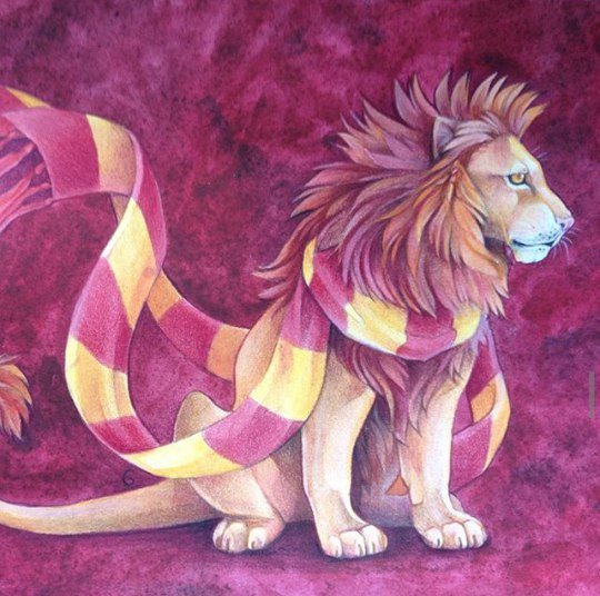 Герб Гриффиндор - хогвартс - оригинал