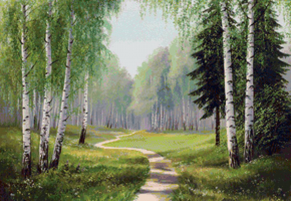 №1805097 - пейзаж лето, лес, природа - предпросмотр