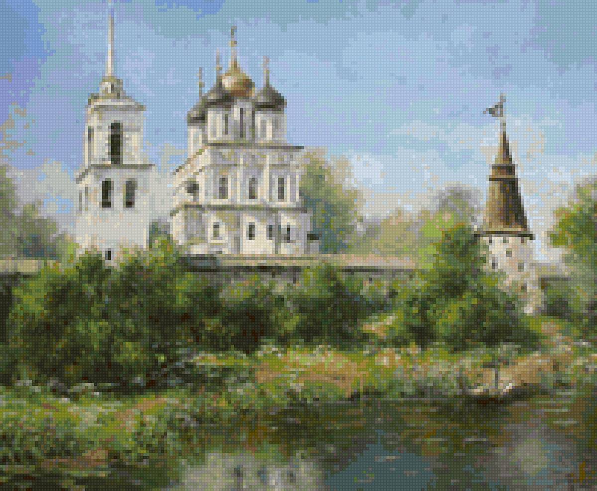 Деревенская церковь - предпросмотр