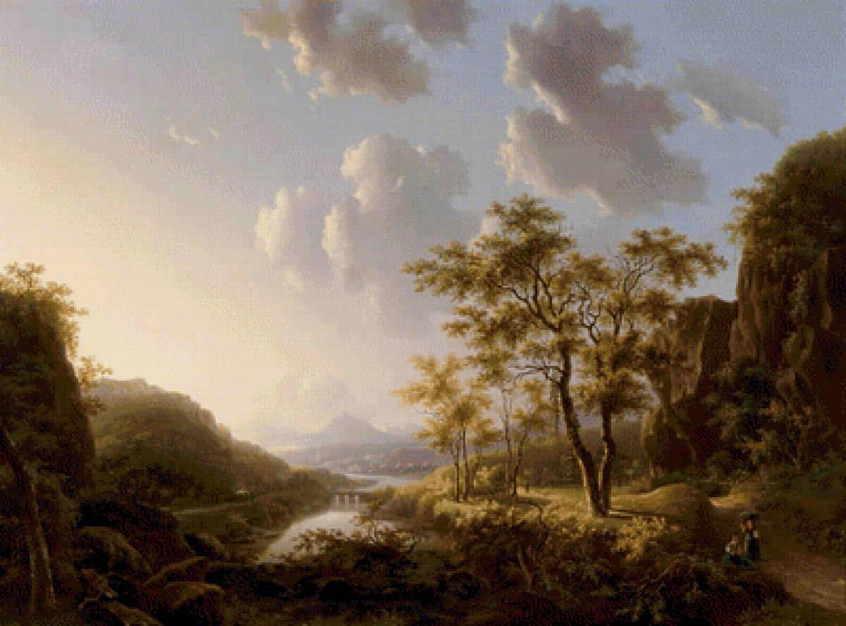 Бернард Корнелис 01 - картина, пейзаж, живопись - предпросмотр