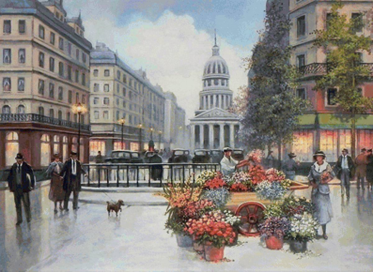 Старый Париж - город, франция, париж, городской пейзаж - предпросмотр