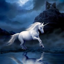 Схема вышивки «единорог»