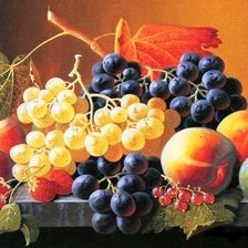 Схема вышивки «персики»