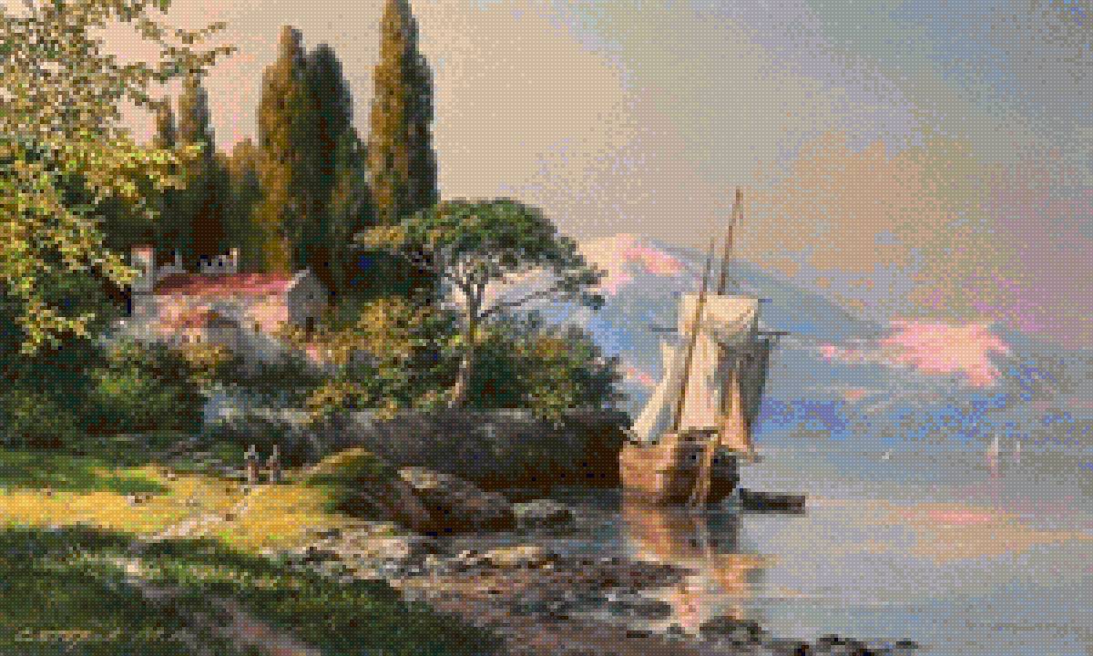 Домик у берега - предпросмотр