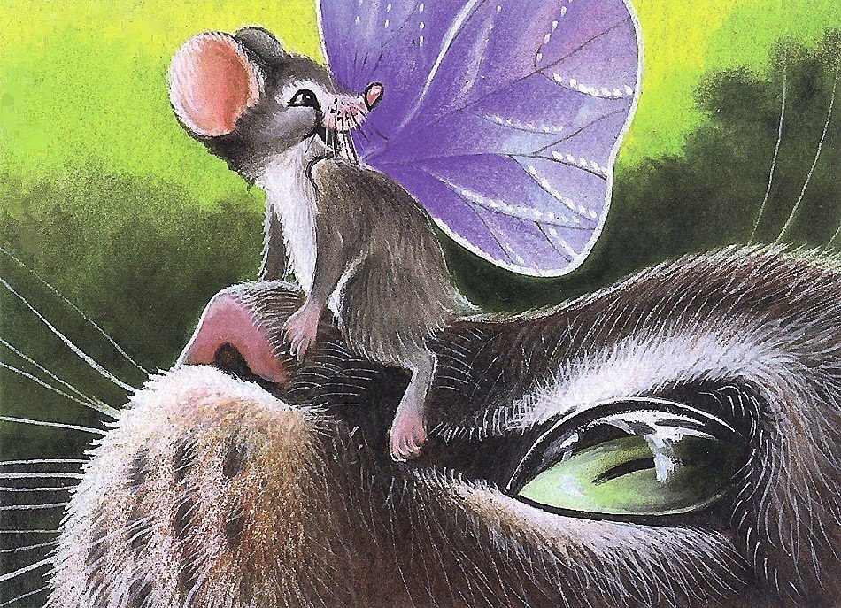 кот и мышь - кот - оригинал