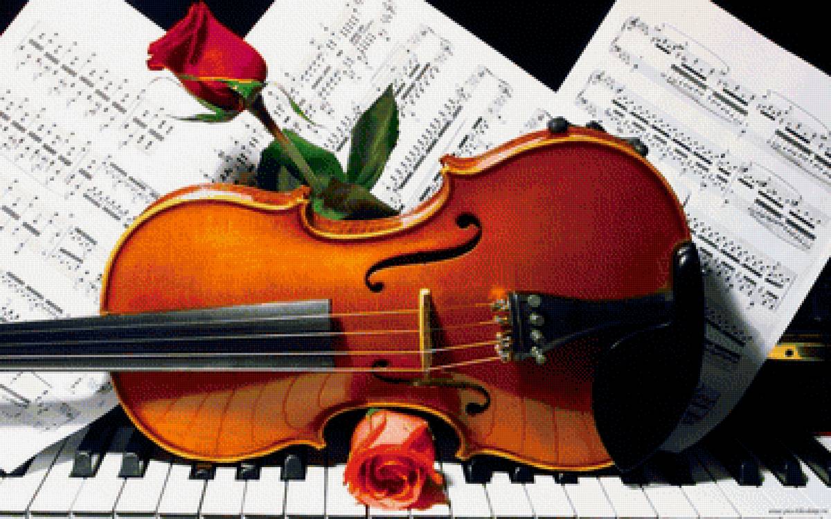 скрипка 2 - музыка. скрипка, натюрморт - предпросмотр