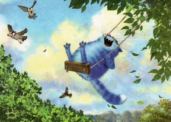 Почтовый роман - котики, мультфильм, почтовый роман, детская - оригинал