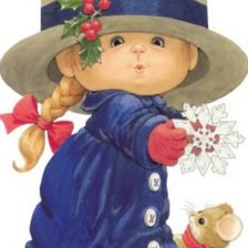 Схема вышивки «Девочка»