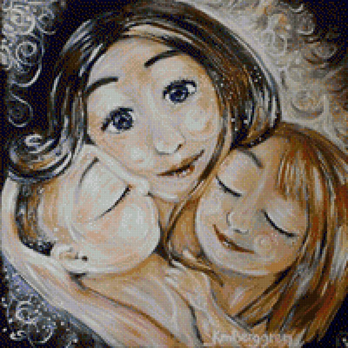 Сын и мачеха любовь. Кэти Берггрен картины. Картины Кэти Берггрен материнство. Кэти Берггрен дочка с мамой.