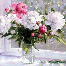 Букет пионов