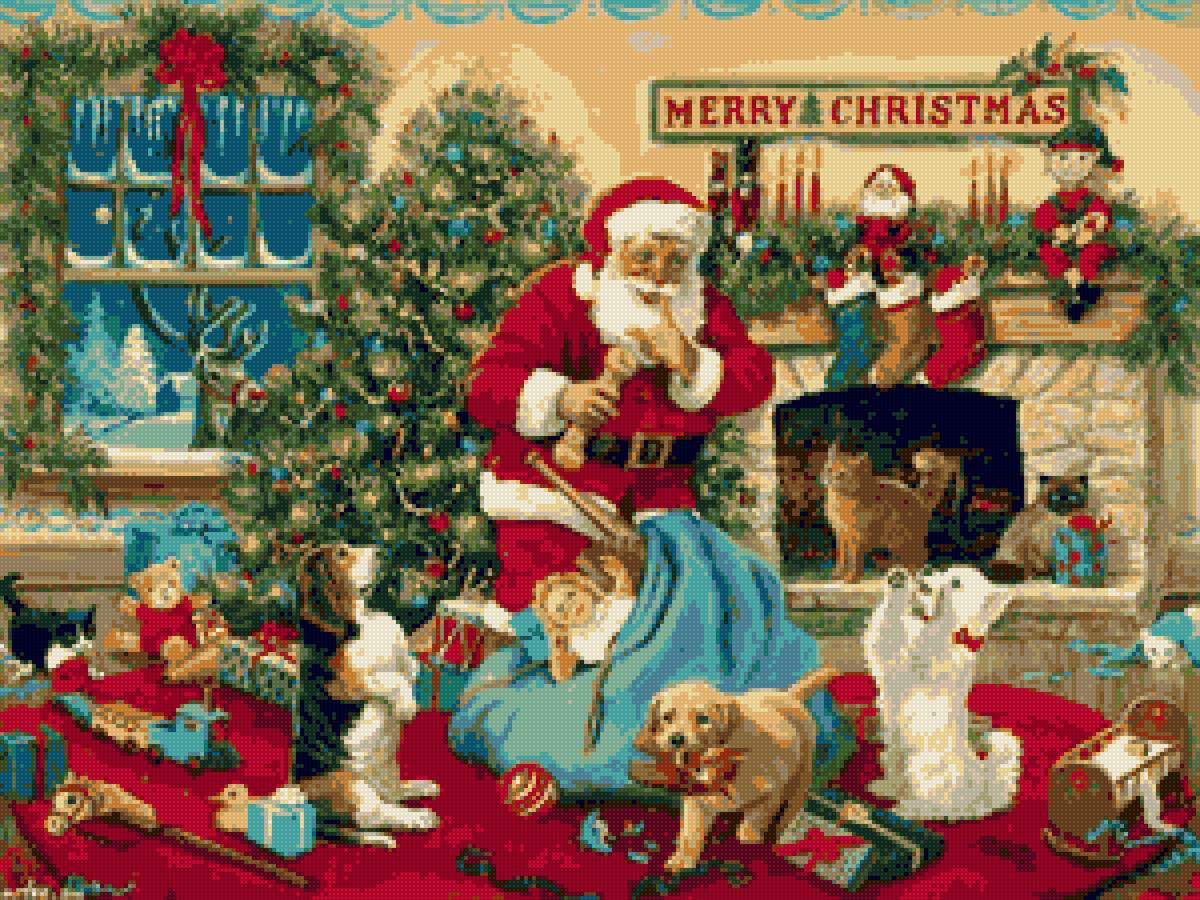 санта ,новый год - предпросмотр