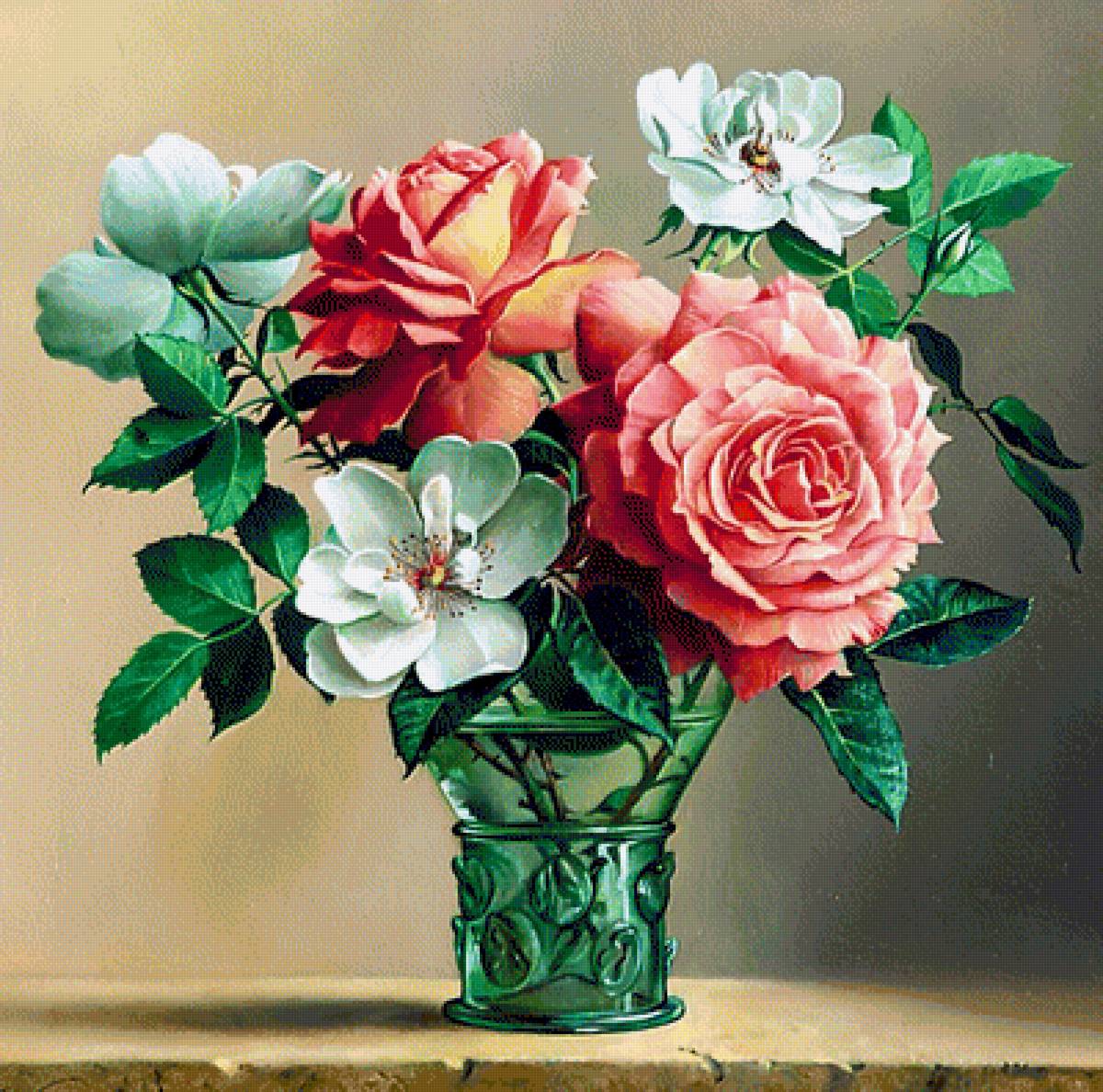 Натюрморт. - натюрморт, цветы, живопись. - предпросмотр