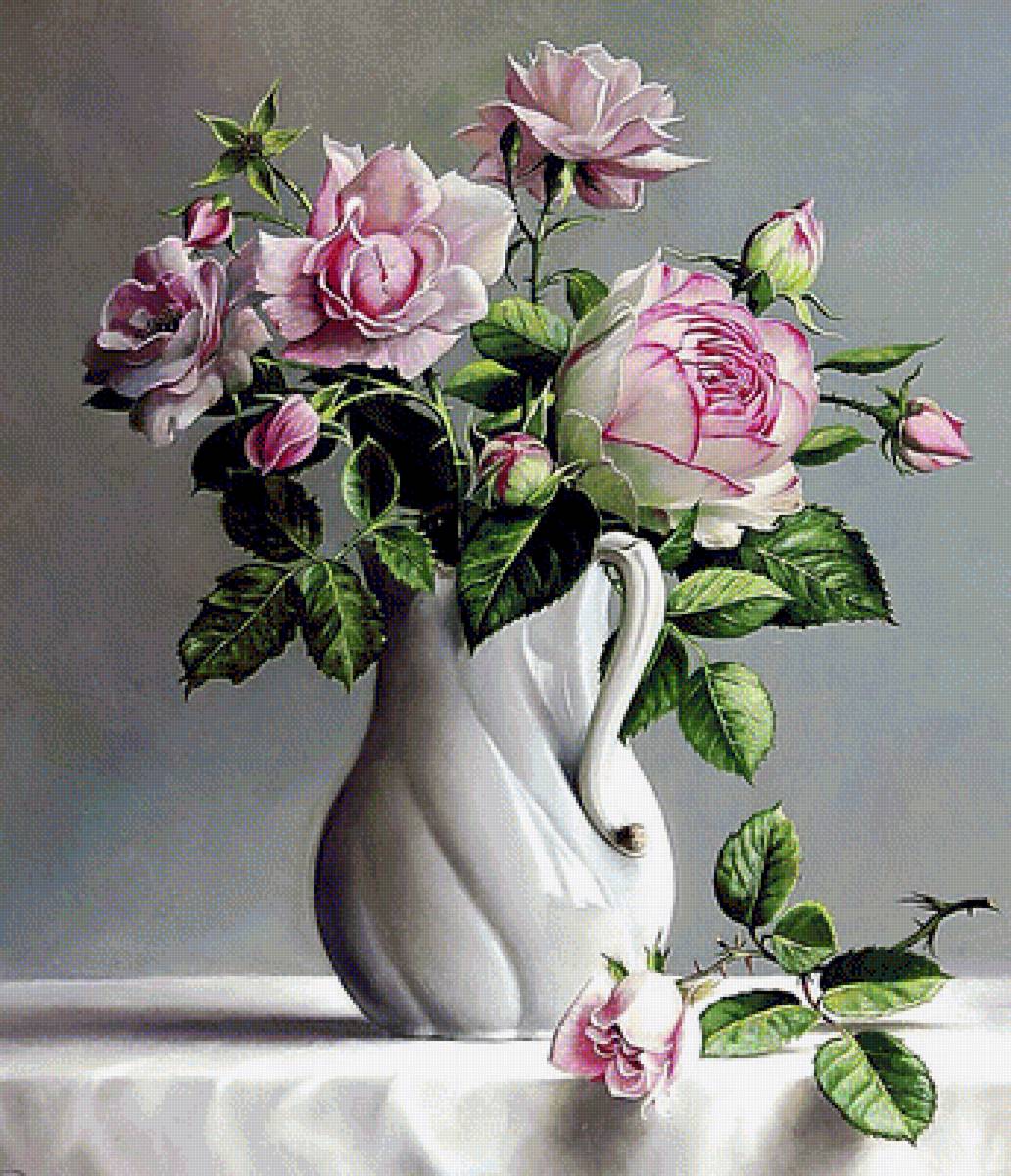 Натюрморт. - цветы, натюрморт, живопись. - предпросмотр