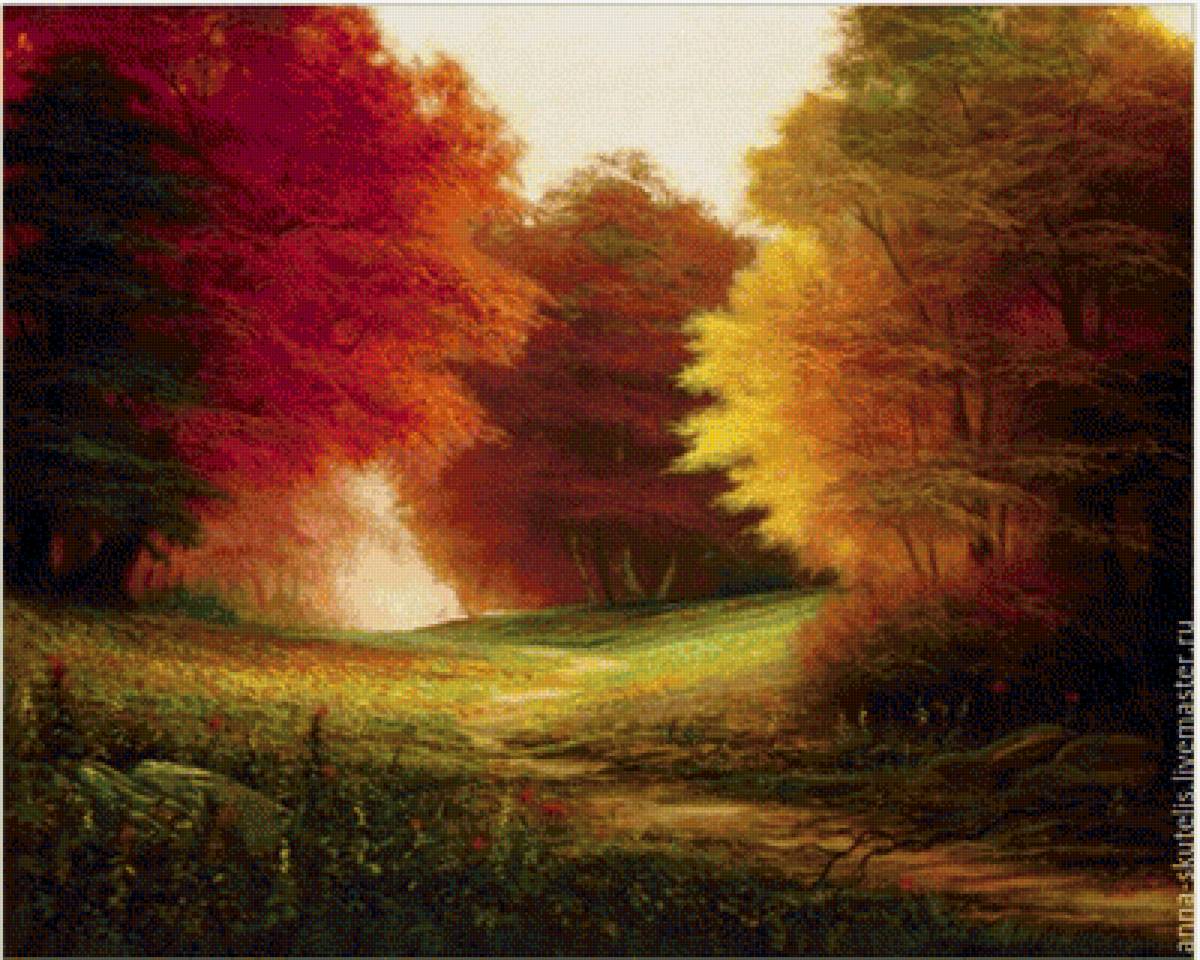 Осенний лес - осенний лес, осень, золотая осень - предпросмотр