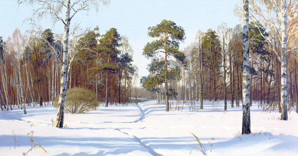 №1814550 - лес, пейзаж зима, снег, природа - оригинал