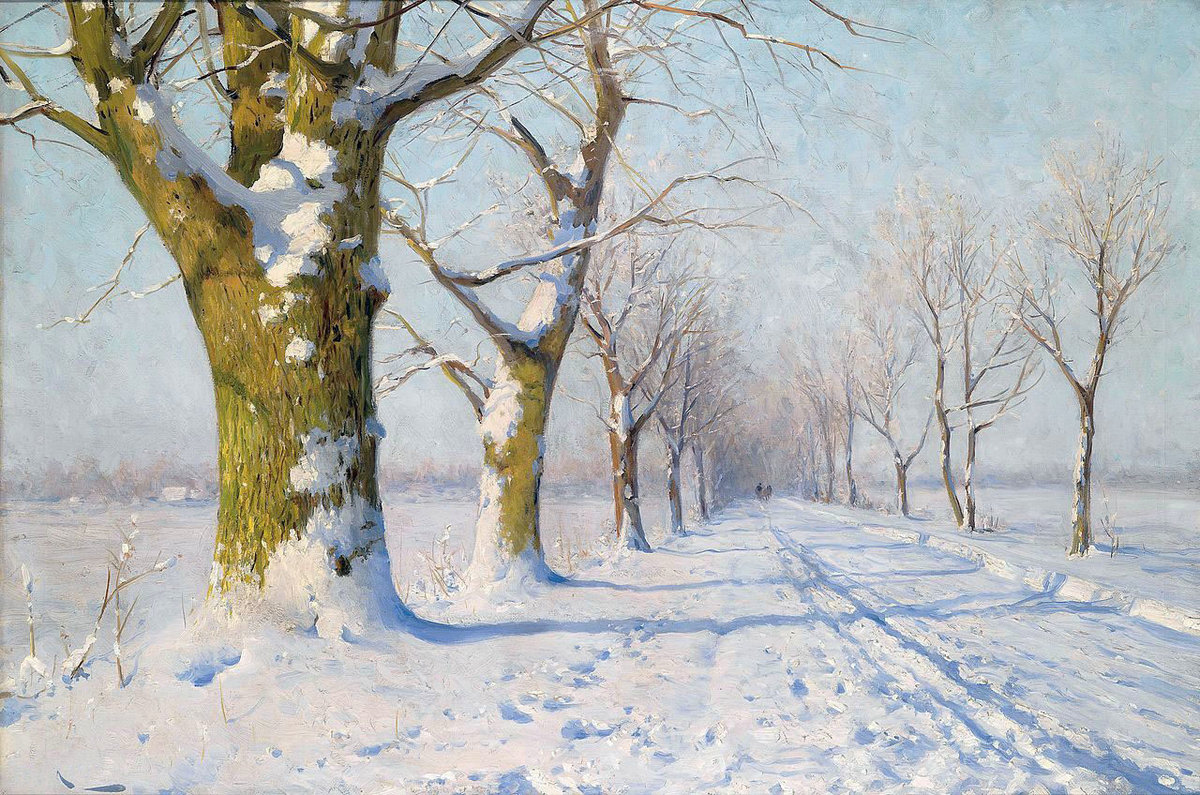 №1815069 - снег, пейзаж зима, природа, дорога - оригинал