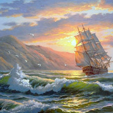 Схема вышивки «Худ.Ильин Максим Алексеевич (Рязань)»