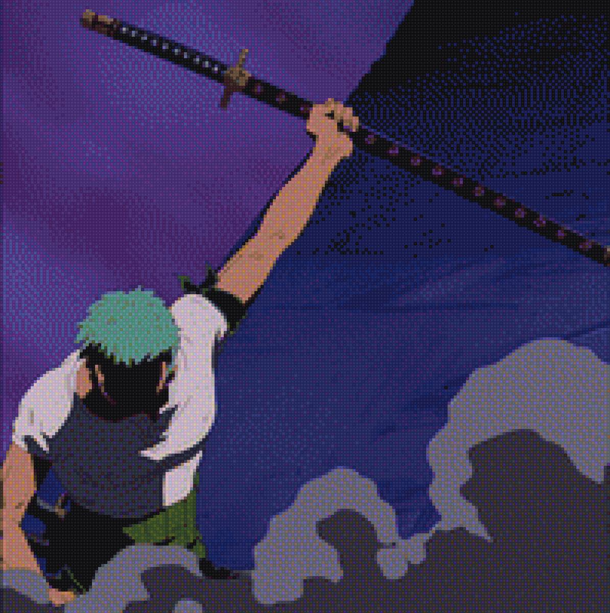 Зоро получает Мейто Шусуй - anime, зоро, zoro, аниме, one piece, ванпис - предпросмотр