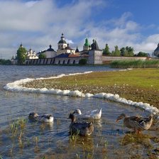 Схема вышивки «На озере»