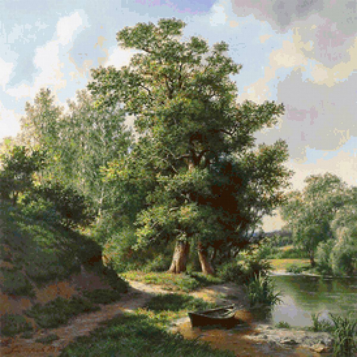 Сатаров Летний пейзаж - предпросмотр