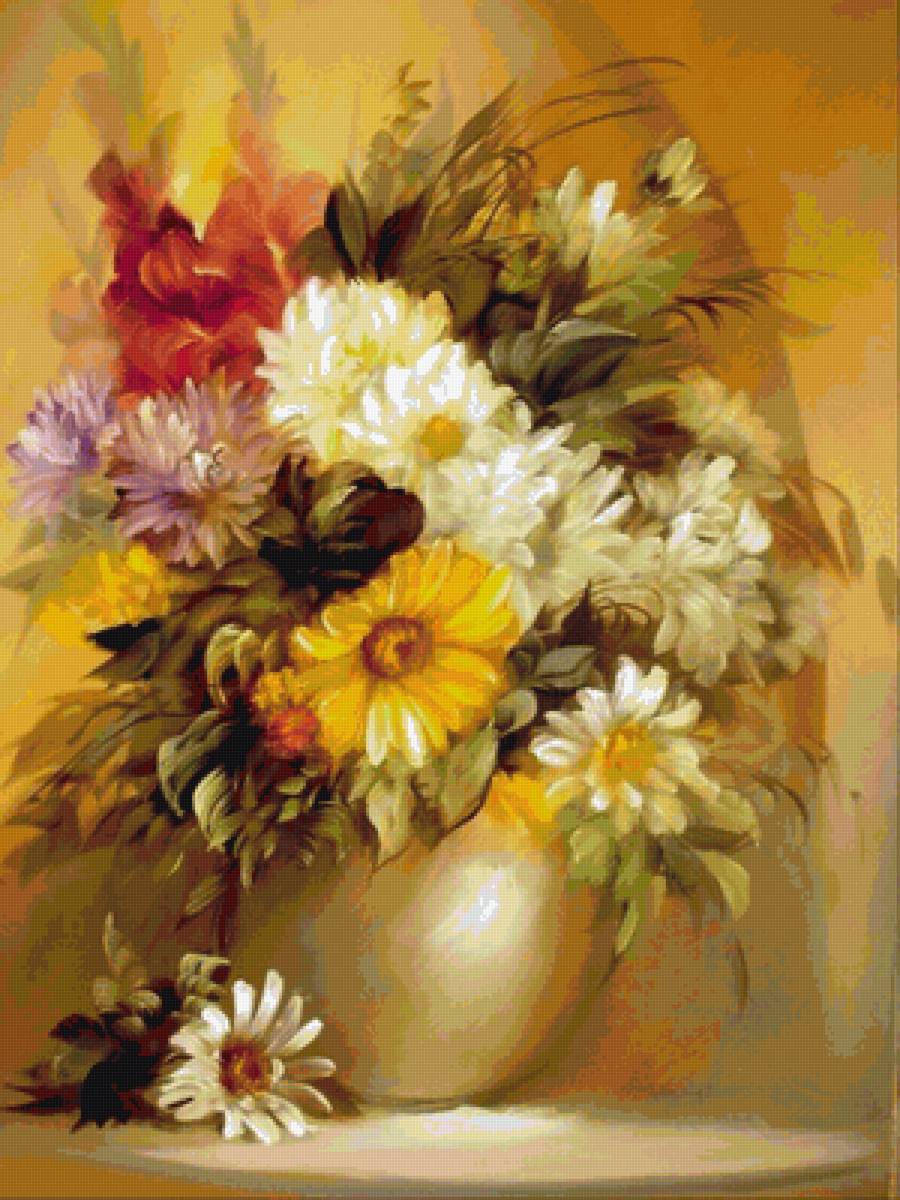 Цветы - живопись, цветы - предпросмотр