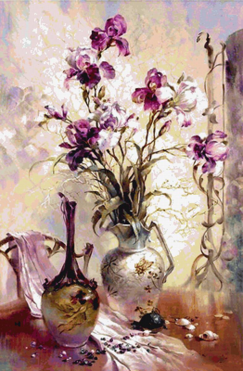 Цветы - цветы, живопись - предпросмотр